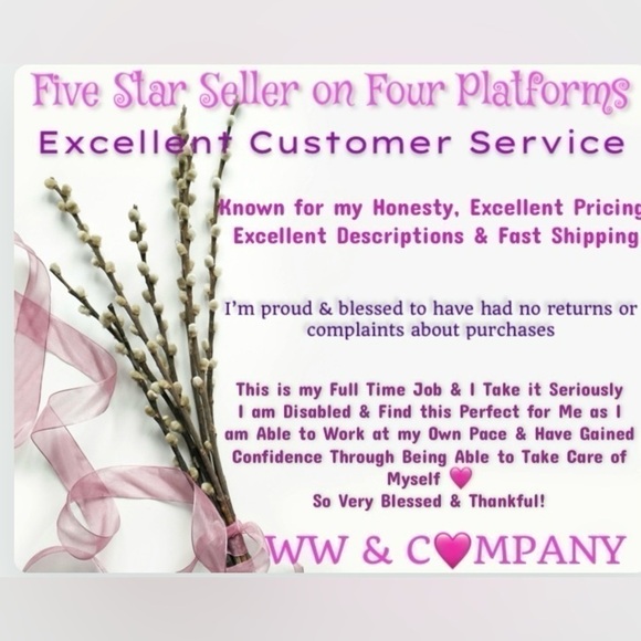 Max Studios NWT Surplice Wrap Blouse in Blues Gold & Green Wispy Floral. - Picture 12 of 12